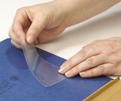 Smead Self-Adhesive Poly Pockets Top Load 4 1/16  Clear  100/Box 68123