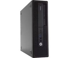 HP EliteDesk 800 G2 Refurbished Desktop Computer with 22" Monitor, Intel Core i5-6400T, 16GB Memory,