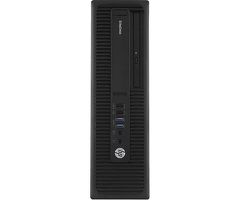 HP EliteDesk 800 G2 Refurbished Desktop Computer with 22" Monitor, Intel Core i5-6400T, 16GB Memory,