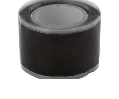 Self-Adhesive Silicone Pipe Repair Tape - Thickened Waterproof Leak-Proof Black Tape with Dispenser