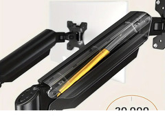 Dual/Single Monitor Mount Up to 32 Inches Screen, Max 22 Lbs Each Arm, Adjustable Dual Monitor Stand