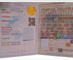 International Drivers License -Translation