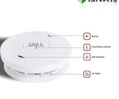 Home indoor smoke combined and carbon monoxide sensor