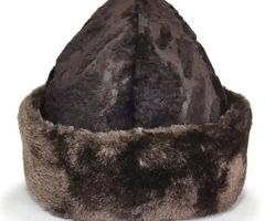 Top Quality Genuine Leather Ottoman Kayi Tribe Ertugrul Dirilis Wool Hat / Bork